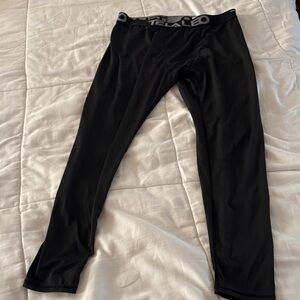 TEALEO Black Activewear Leggings Size Extra Large
